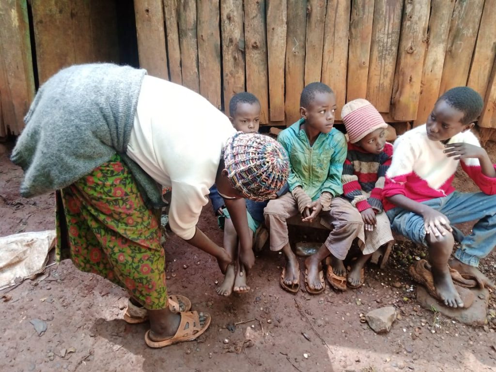 Widow battling jigger infestation appeals for help Kenya News Agency