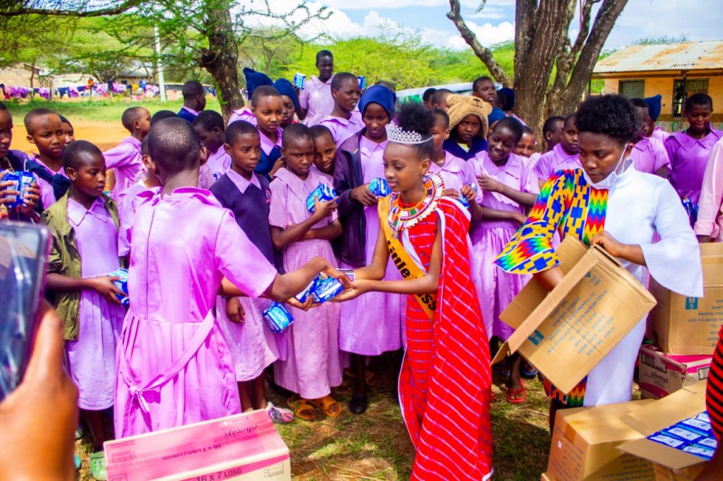 Girls Benefit from Sanitary Towels Kenya News Agency
